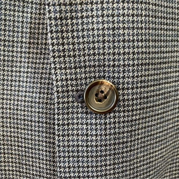 Ralph Lauren Suit Blazer Wool Check Plaid Dillard’s Classic Timeless Blue 40S - Picture 8 of 15